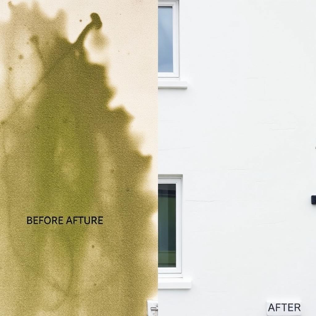 Softwashing — before and after